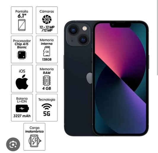 IPHONE 13, 128GB, NEGRO